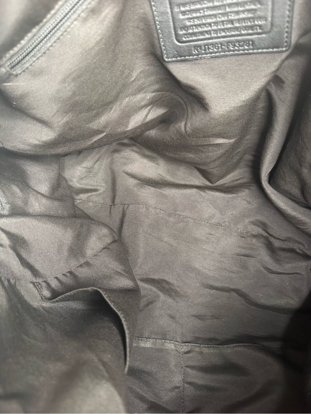 Coach Duffle Black Gray Weekender - Picture 12 of 13